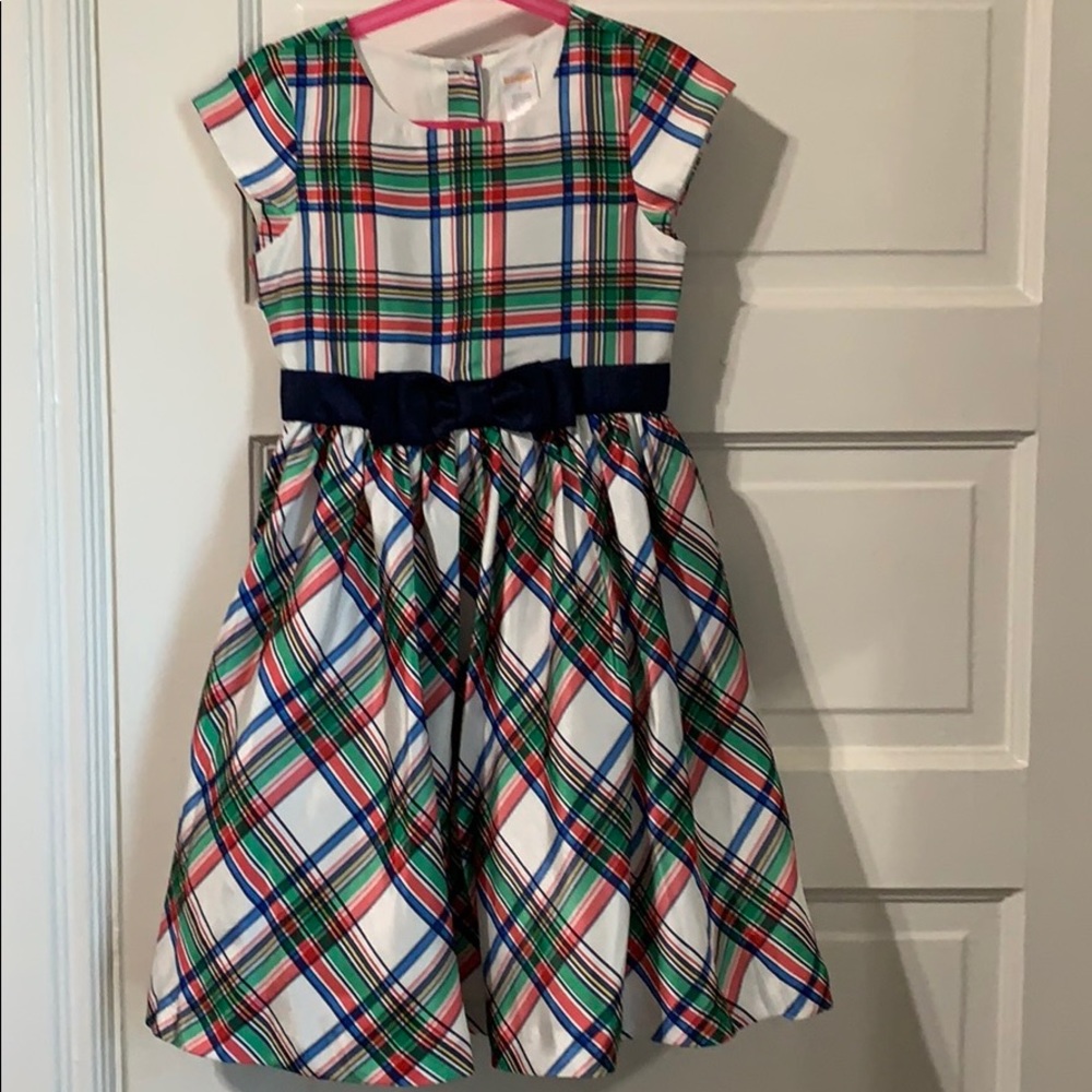 Plaid kids dress